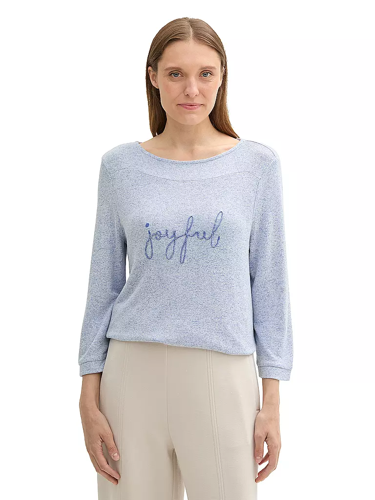 TOM TAILOR Langarmshirt blau