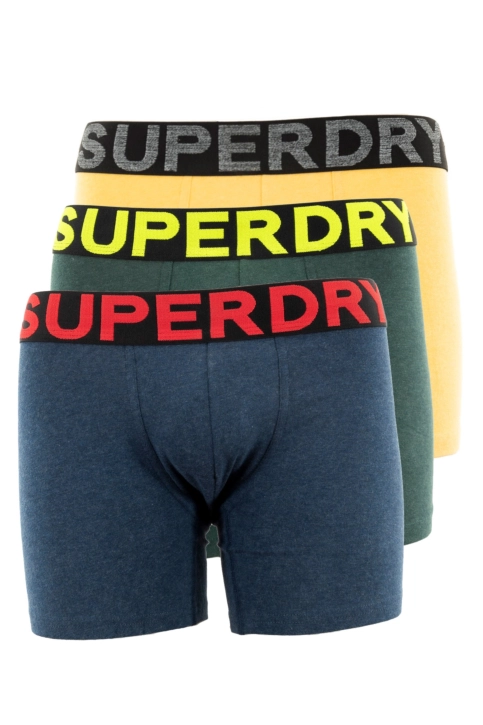 Calecons et slips superdry m3110452a 1ms asphalt grit/winter kahki grit/black