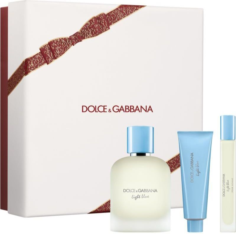 Dolce&Gabbana Light Blue Pour Homme EDT Trio Gift Set Gift Set
