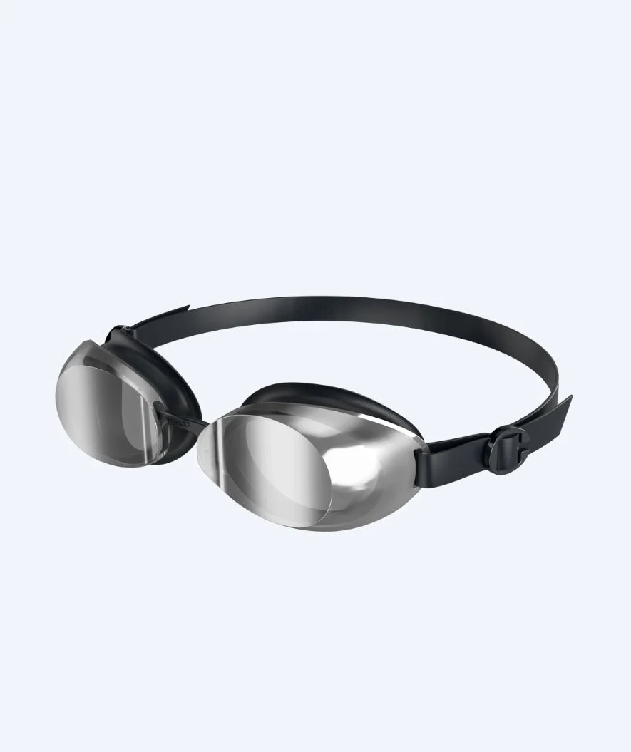 Speedo motions svømmebriller - Jet 2.0 - Sort/sølv (Mirror linse)