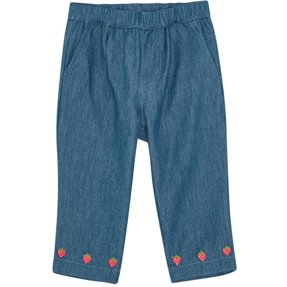 Køb Flöss Mid Blue Strawberry Vilma Bukser