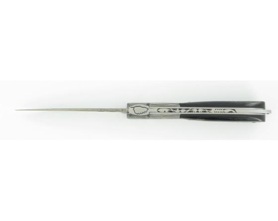 Sperone Damas Buffle brut Couteau de Poche - Sperone par Fontenille Pataud