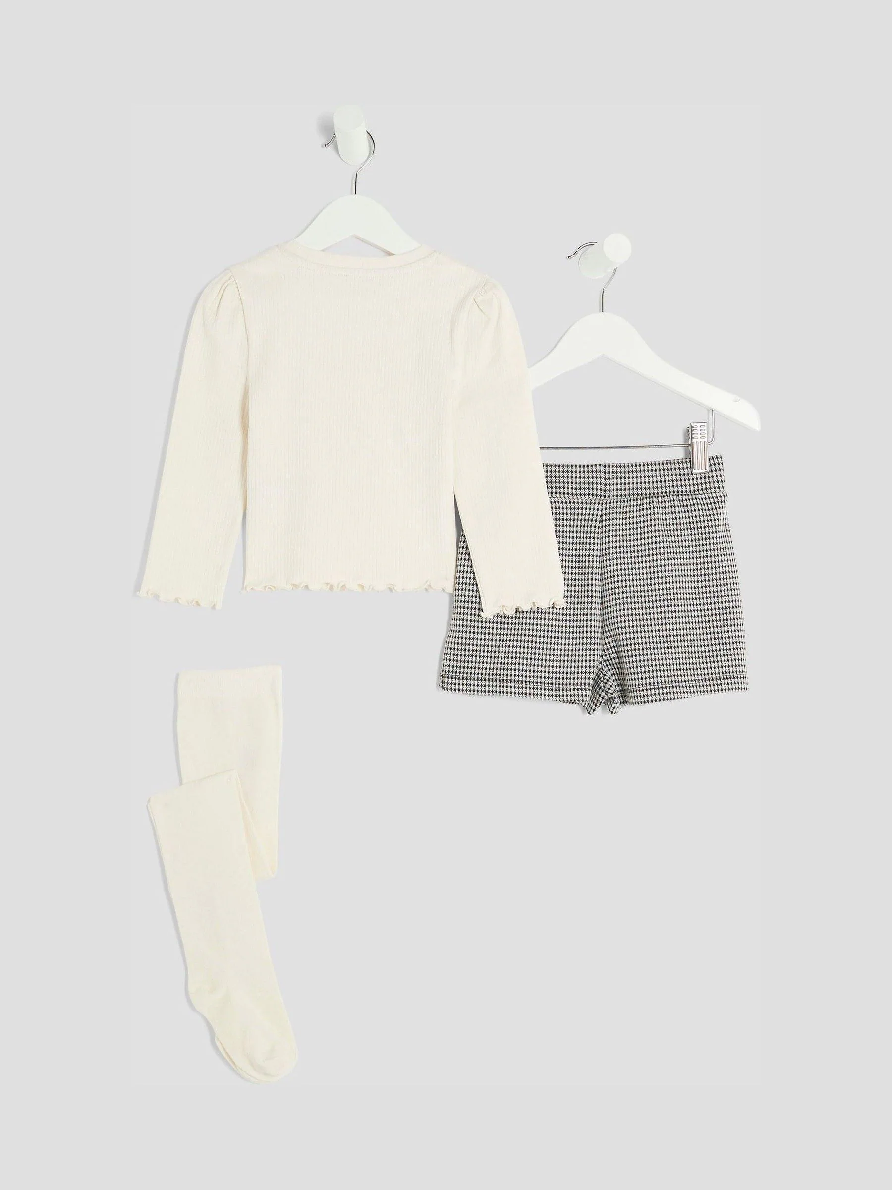 River Island Bow Skort 3 Piece Set