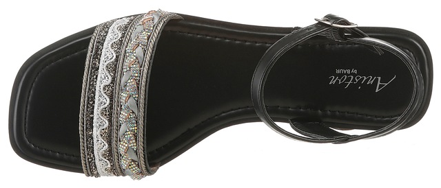 Aniston SHOES Riemchensandale  , Sommerschuh, Sandalette, Glitzersteine - NEUE KOLLEKTION