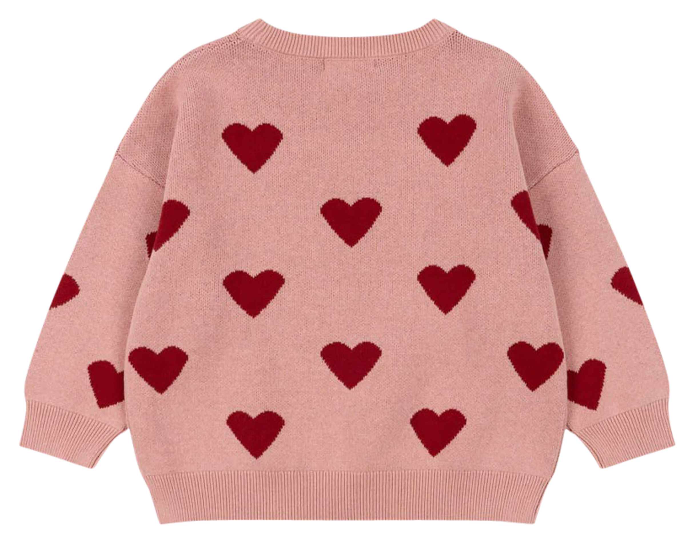 LAPIS - Pull col rond en coton organique | Rose