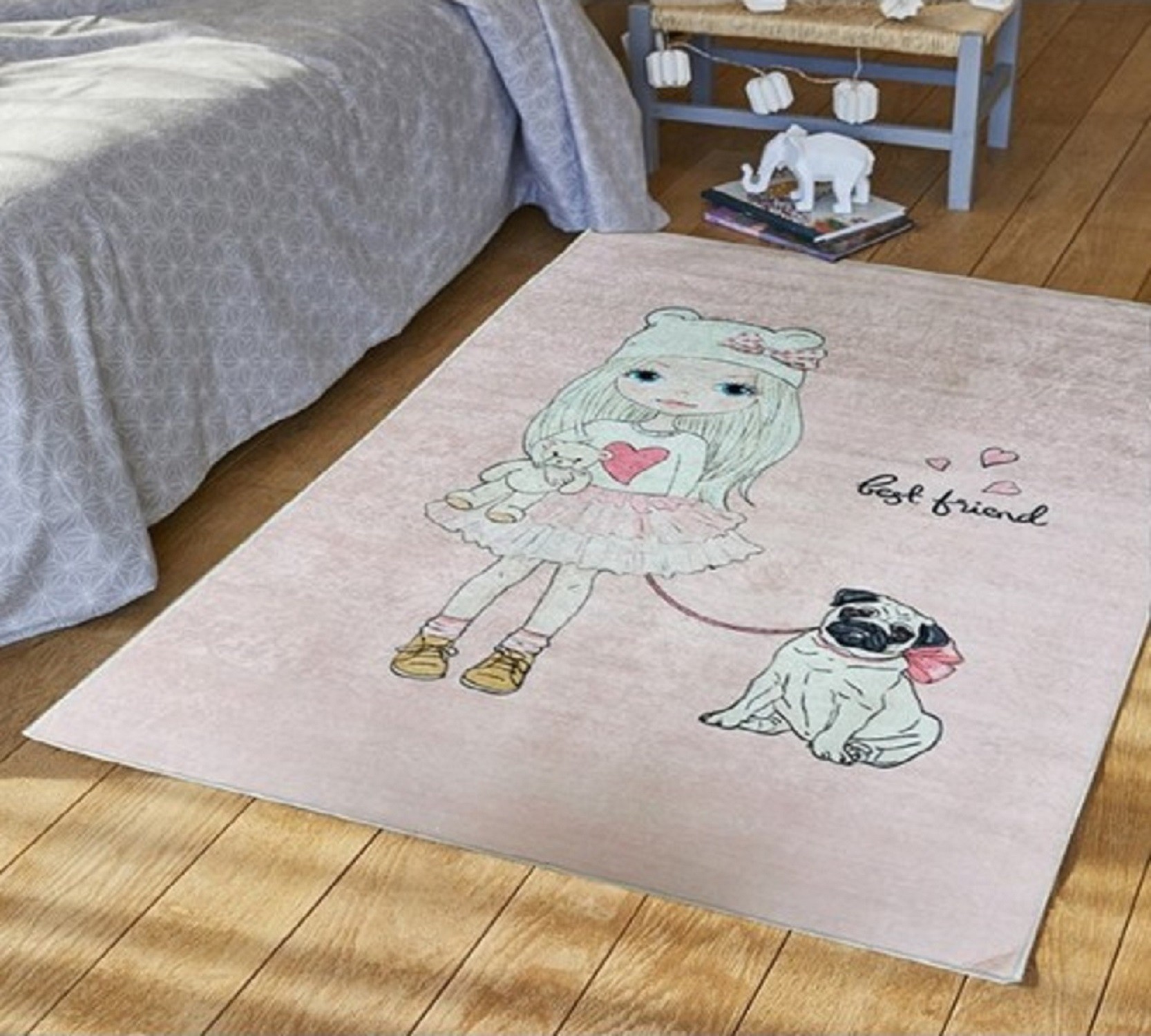 Mani Textile TPS_BEST_FRIE00 - Tapis Enfant Best Friend