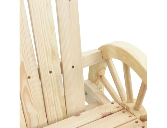 VIDAXL - Chaise à bascule Chaises à bascule adirondack 2 pcs bois de sapin massif