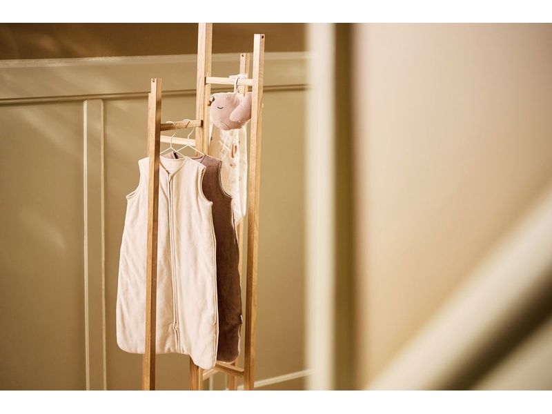Jollein Baby-Ganzjahresschlafsack Oatmeal 110 cm Gefütterter Schlafsack ohne Ärmel