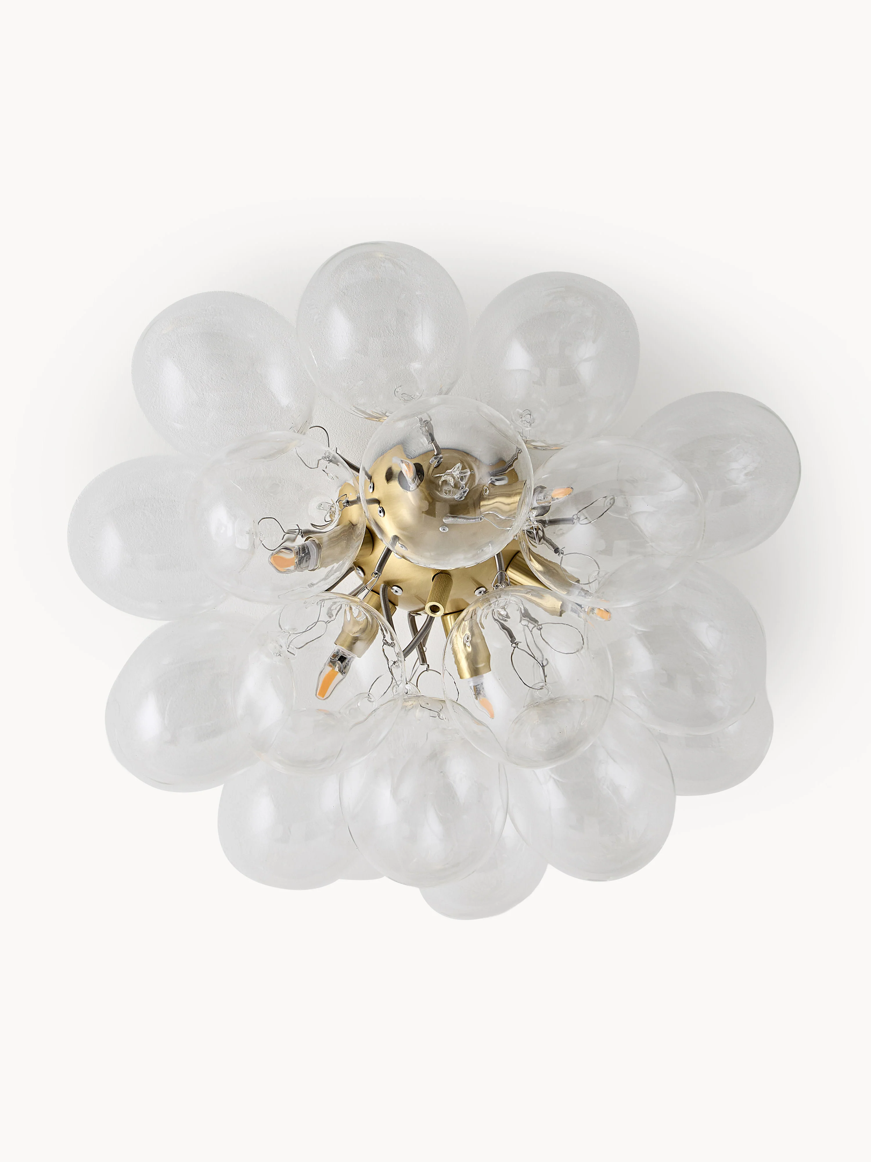 Mondgeblazen dimbare LED-plafondlamp Gross