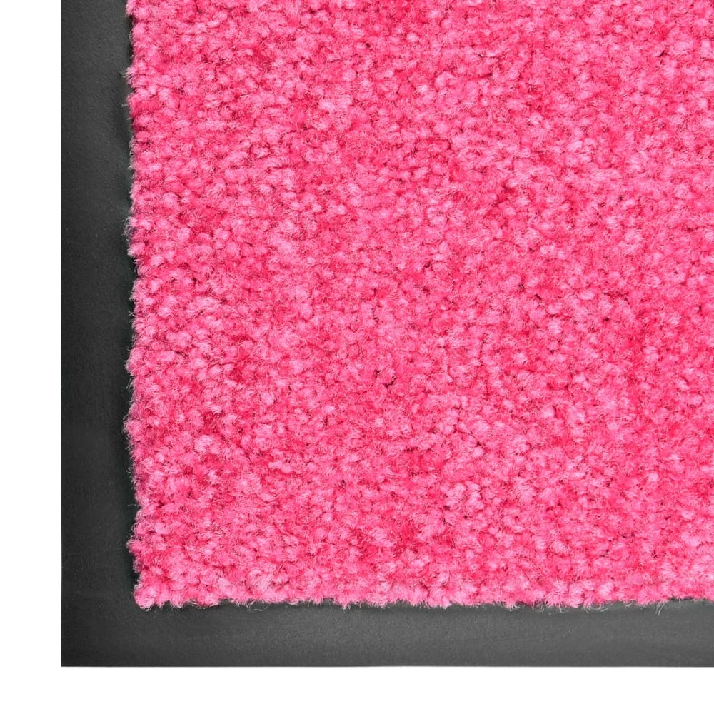 Paillasson lavable rose 120x180 cm