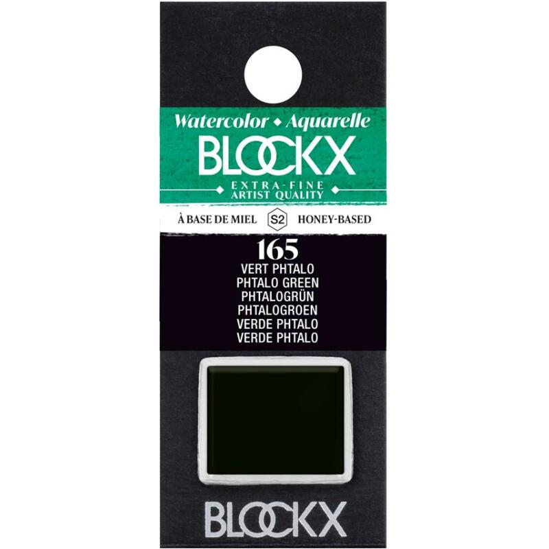 Aquarelle extra-fine demi-godet - Vert phtalo
