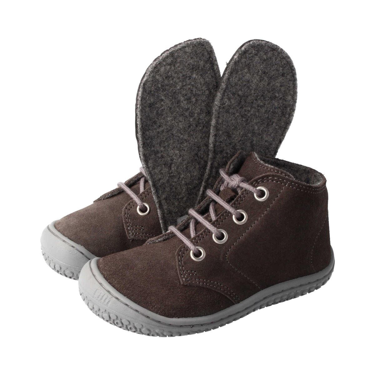 SL40011-F33 graphit SQUIRREL velours fleece laces Weite/S