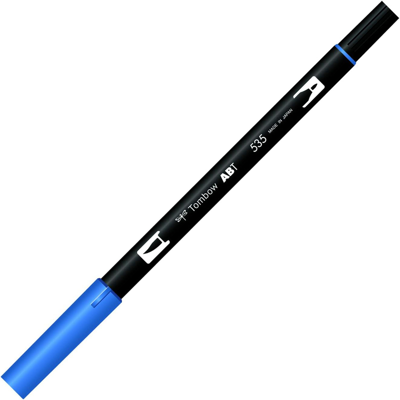 Tombow Pinselstift Dual Brush Pen ABT, 535 - cobalt blue
