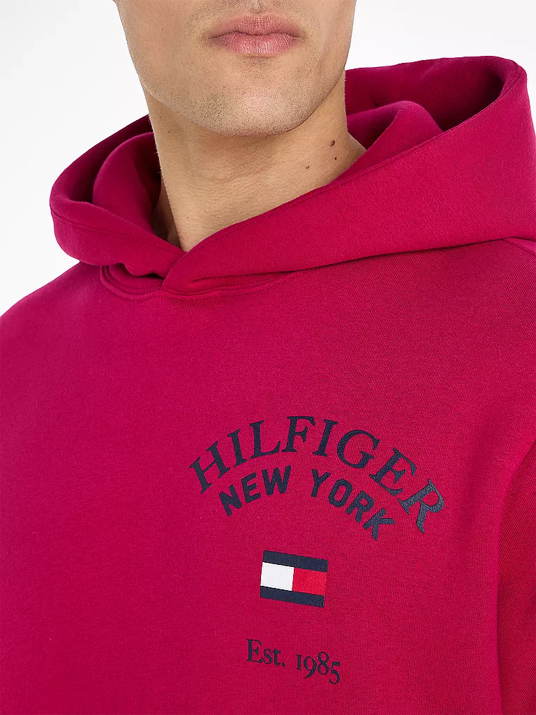 TOMMY HILFIGER Kapuzensweater - Hoodie rot