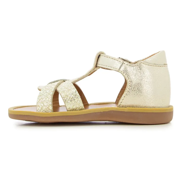 Pom d'Api Sandales Poppy Xexe | Doré