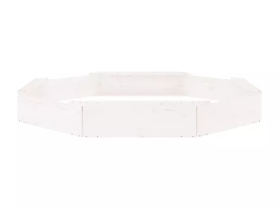 Bac à sable jeu bois blanche 159.5 x 159.5 x 20 cm 02_0041531
