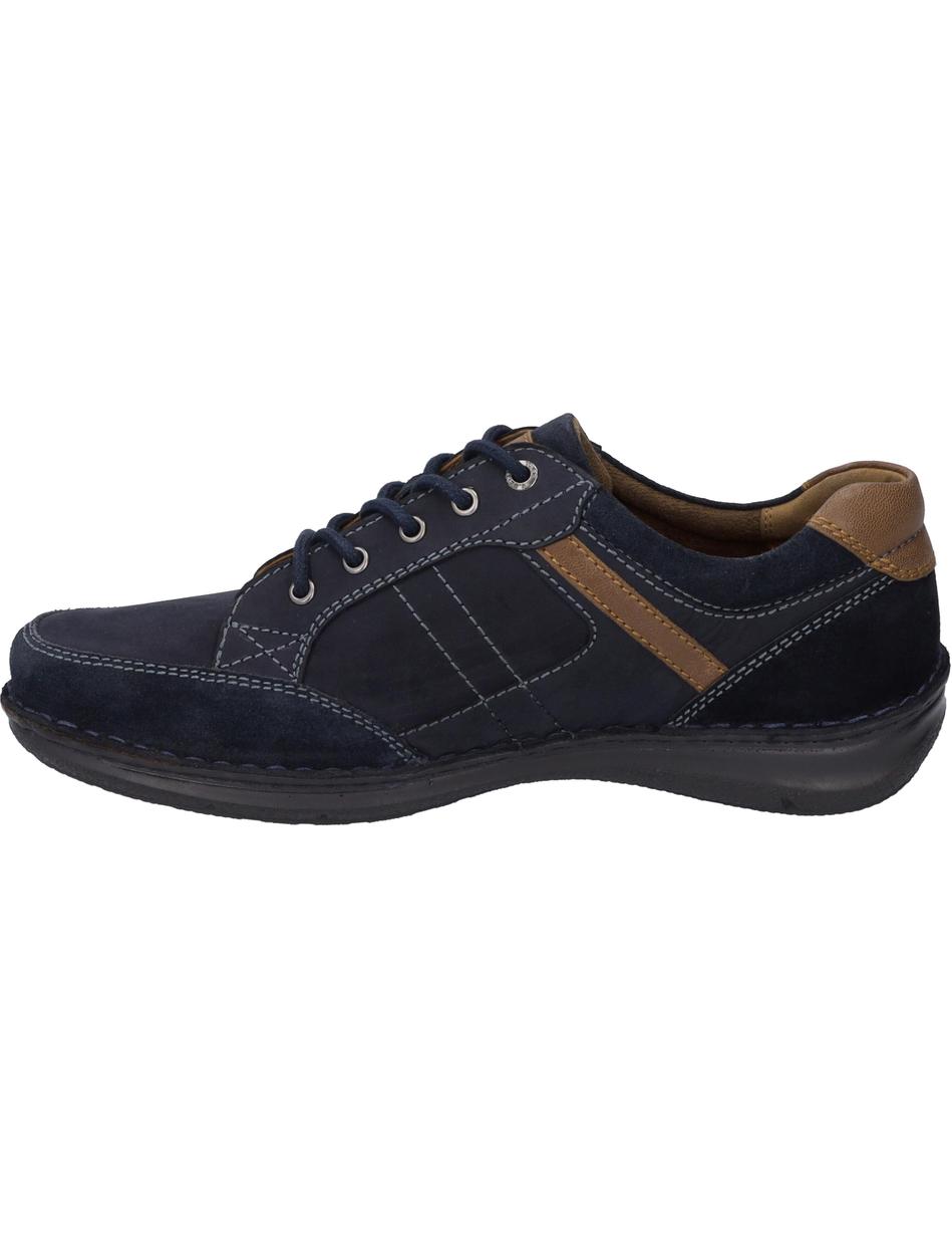 Halbschuh Alfred 04, indigo-kombi