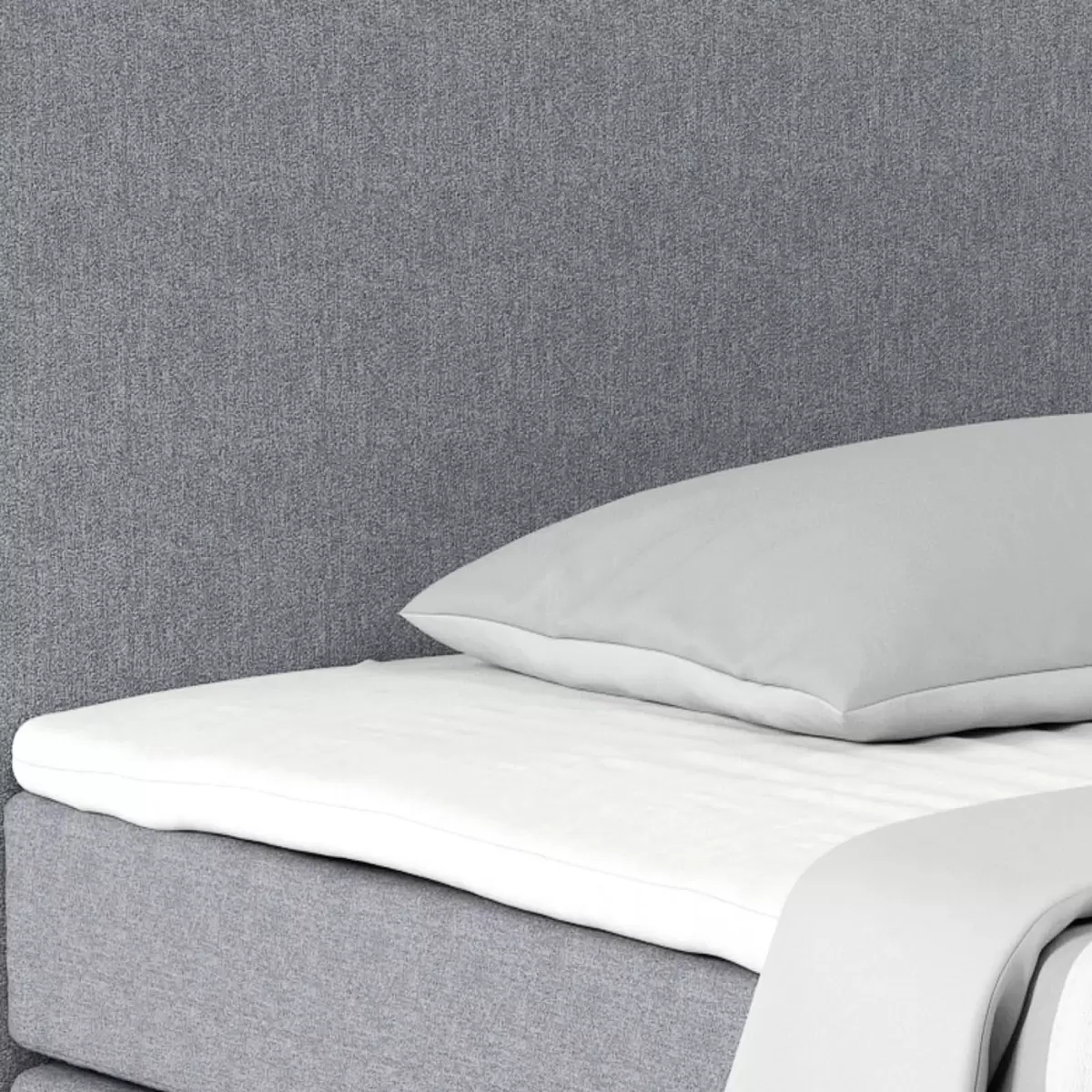 Boxspringbett Nero 140 x 200 Grau