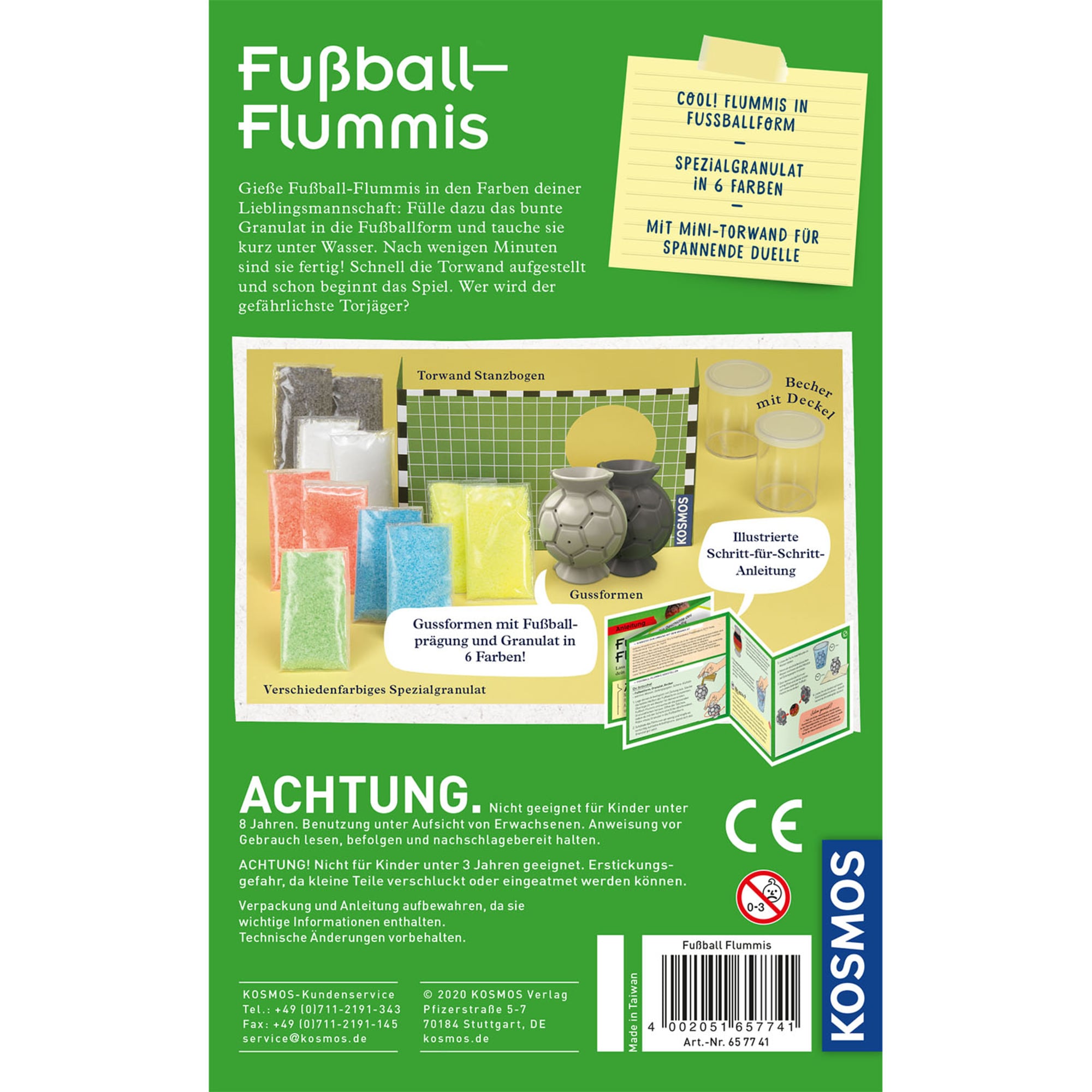 Kosmos Experimentierkasten Fußball-Flummis