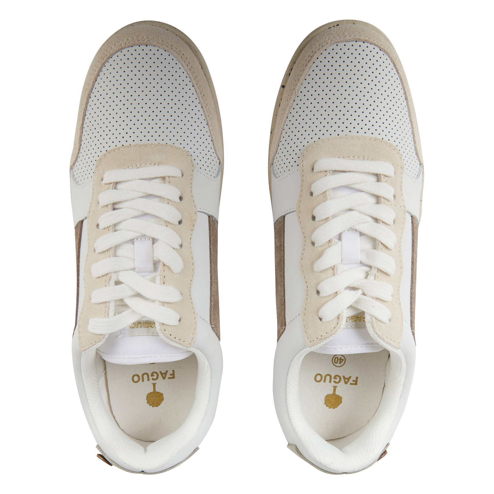 HAZEL - Baskets basses en cuir | Blanc