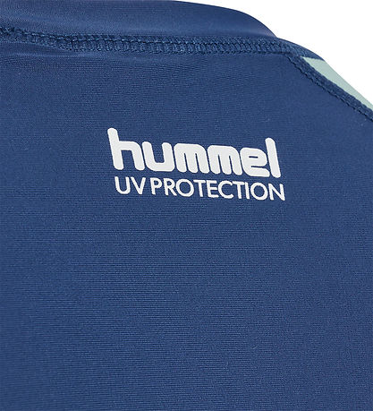 Hummel Badeshirt - UV40+ - HmlFiji - Dark Denim