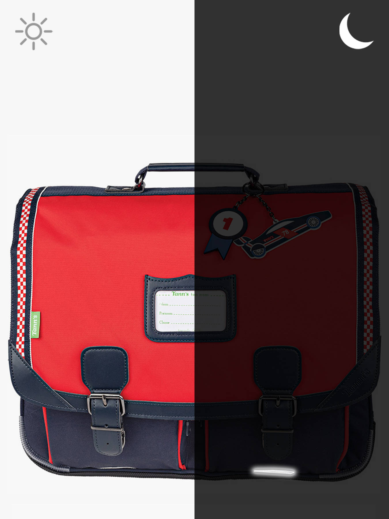 Cartable 2 compartiments TANN'S