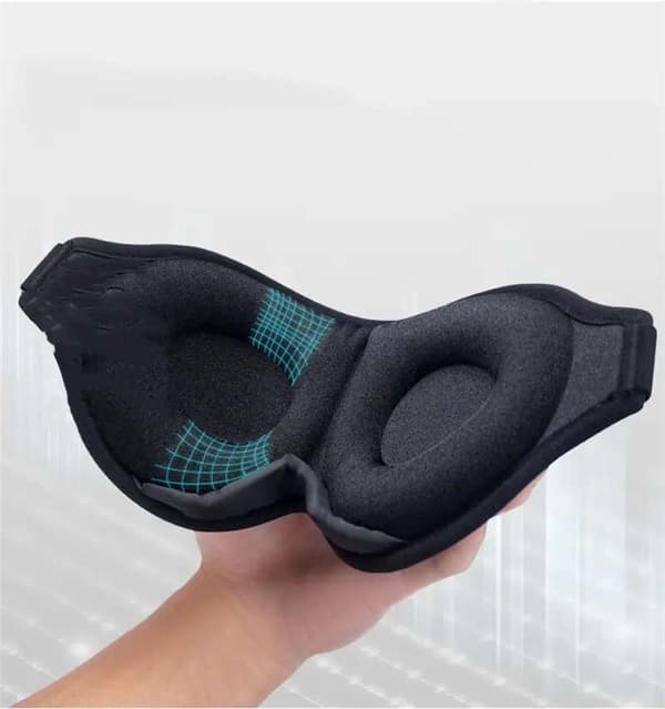 Innovativ søvnmaske, lysblokkerende øyemaske for søvn, lur, meditasjon, reiser