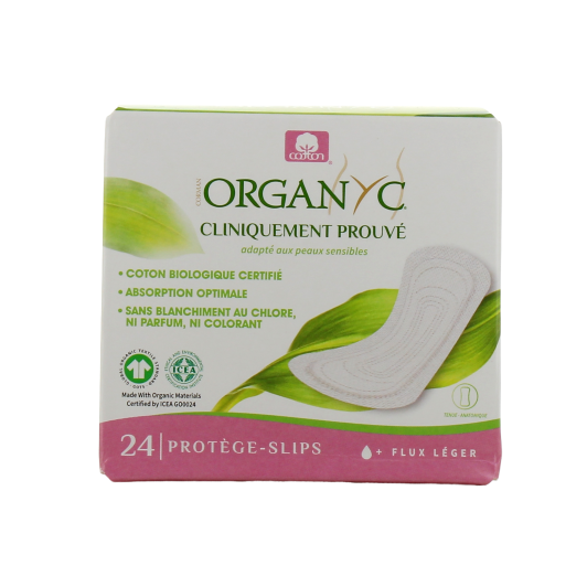 Protège-slips en coton Bio Organyc