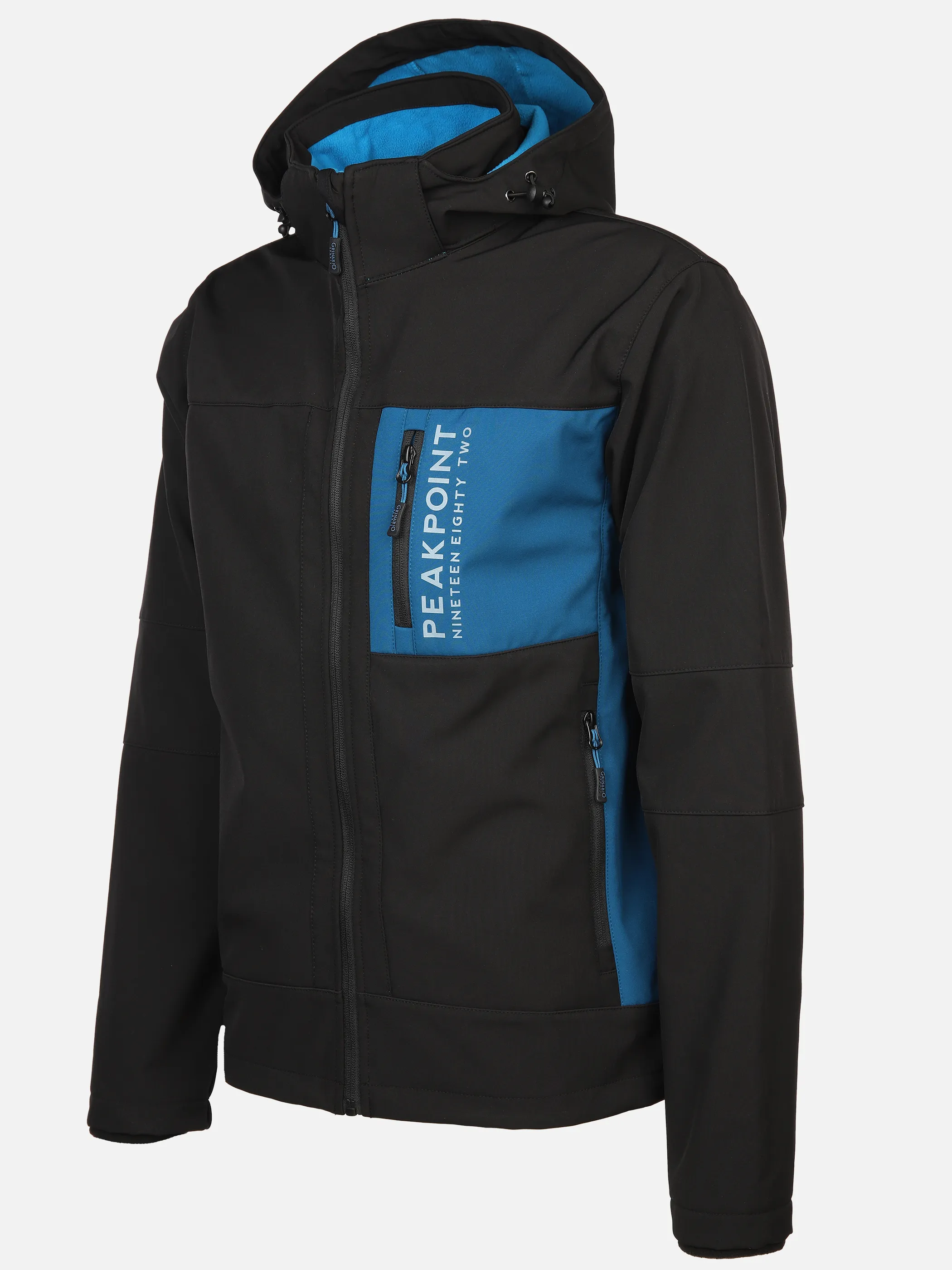 Herren Softshelljacke mit Kapuze