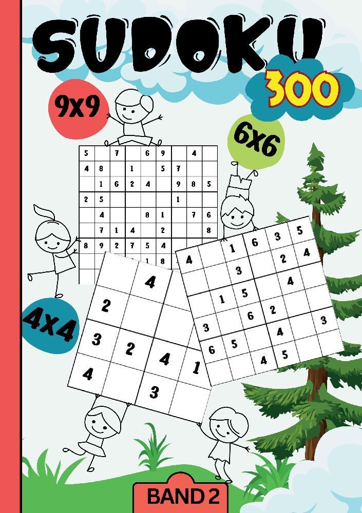 SudKids- 300 Sudoku für Kinder ab 6-8 Jahren