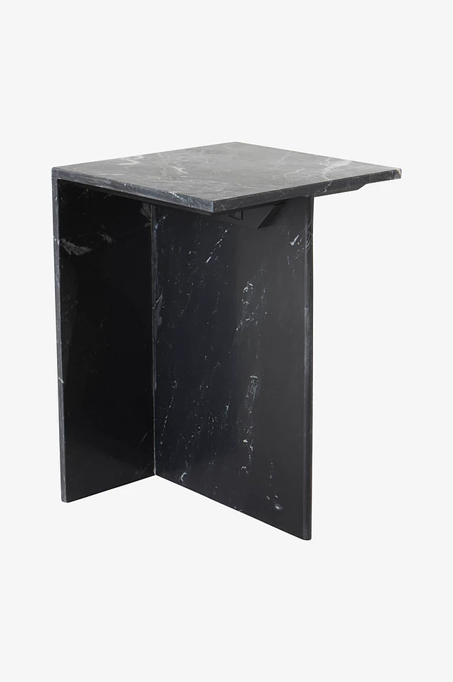 MELETO sidebord marmor 35x35 cm