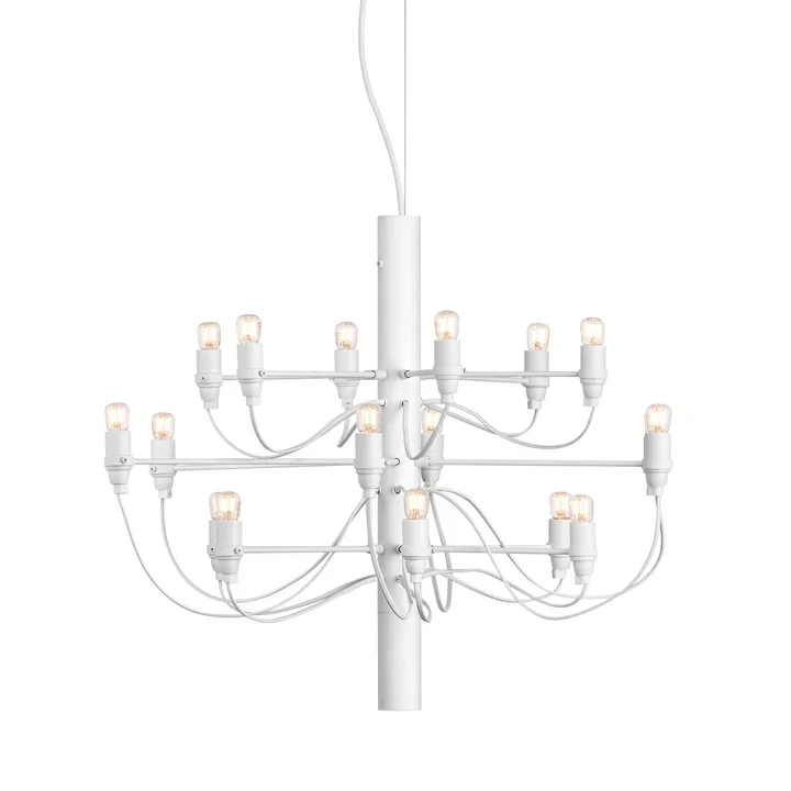 Flos - Kronleuchter 2097/18, weiss (klar)