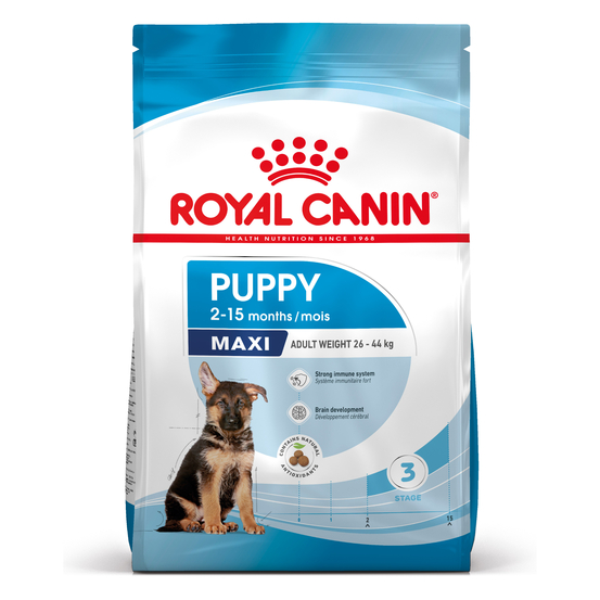 Croquettes grand chiot Puppy Maxi de 2 à 15 mois 15kg