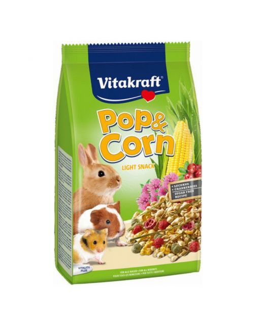Vitakraft Pop&Corn Knaagdieren - Knaagdiersnack - 200 g