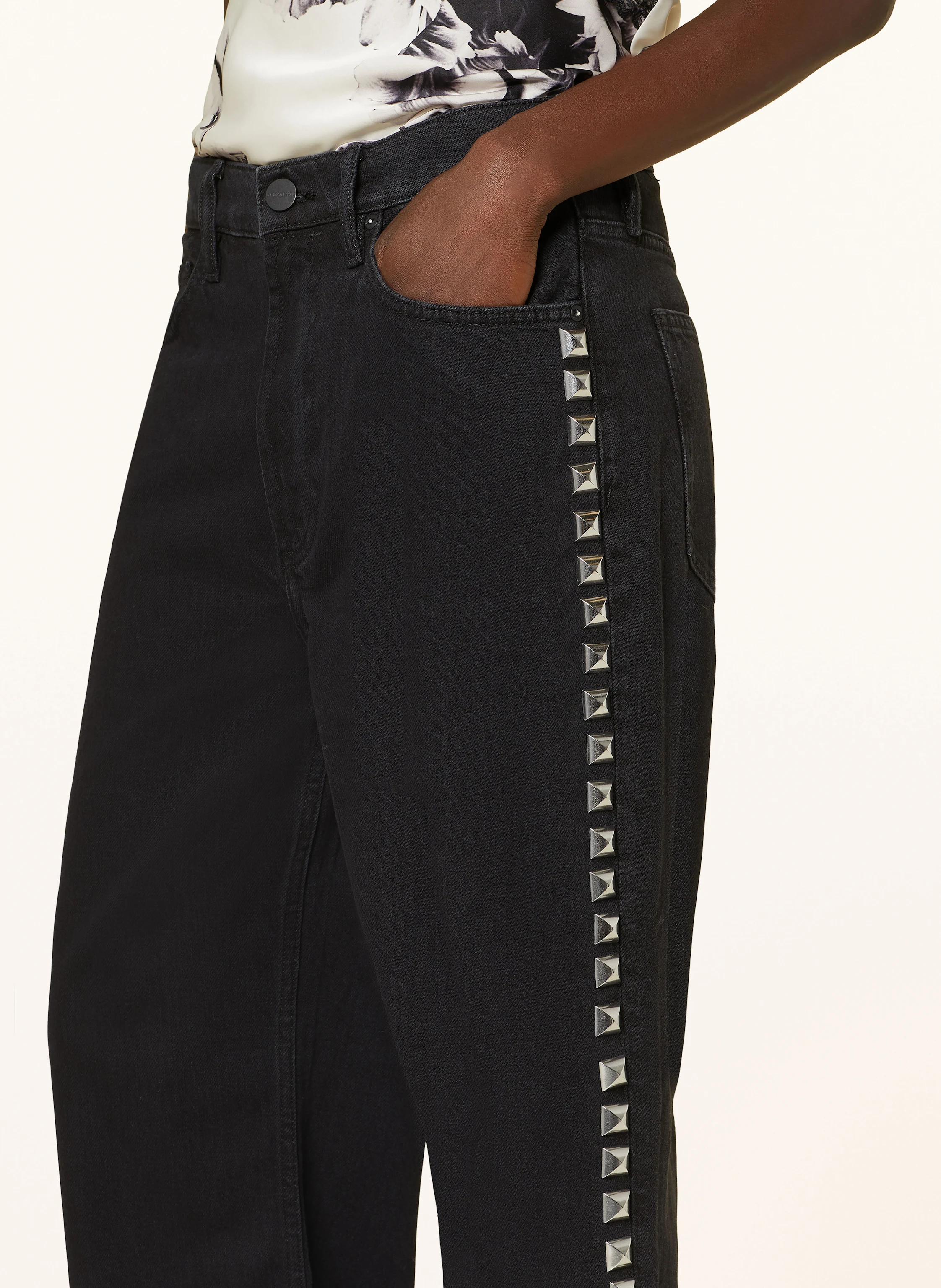 ALLSAINTS Straight Jeans BLAKE mit Nieten