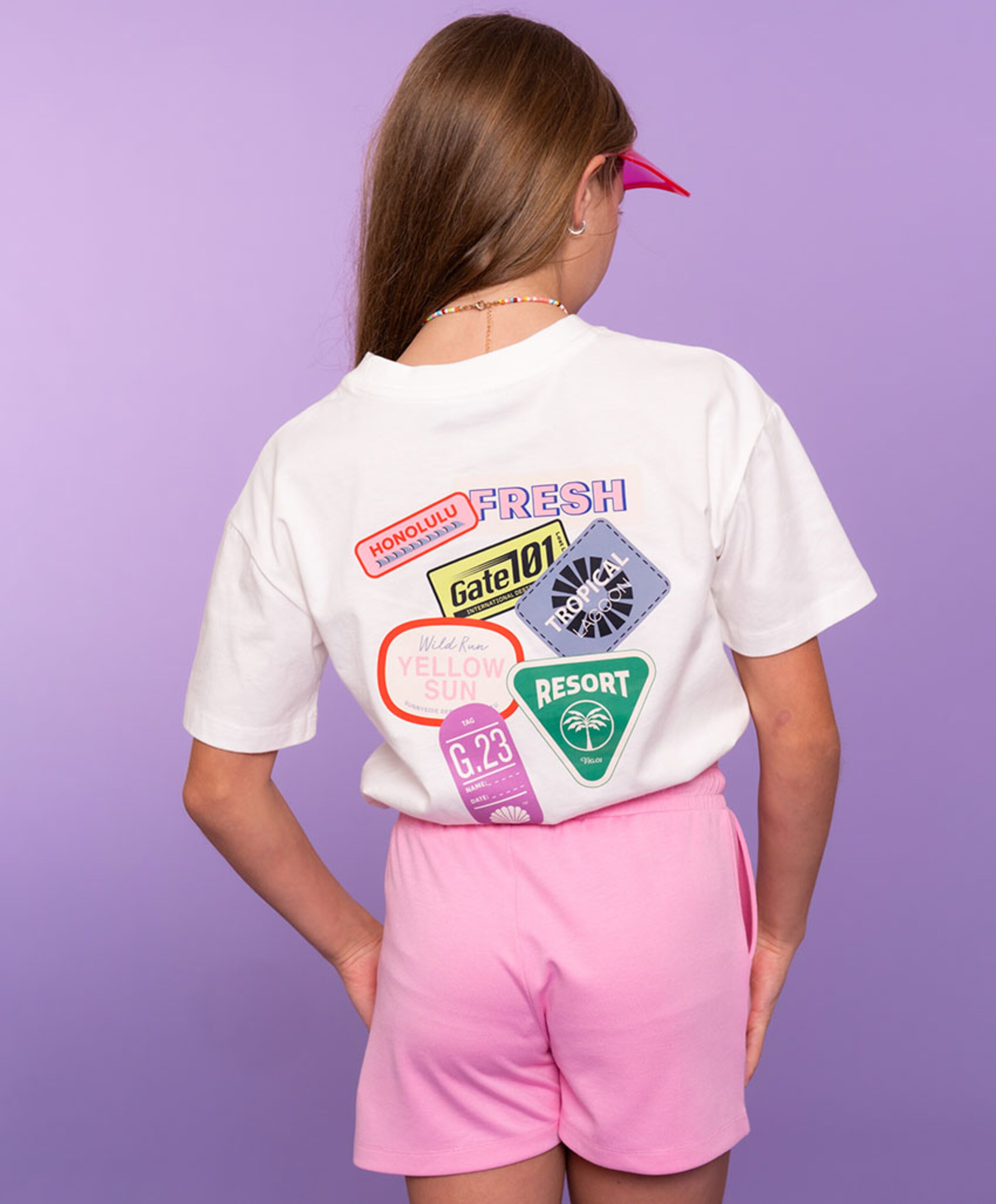 Geisha Meisjes T-shirt ecru
