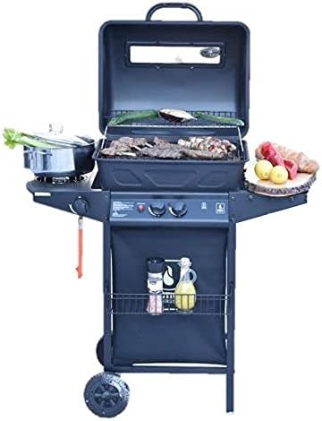 ACTIVA Halifax Lavastein Gasgrill I Premium Gas Grill inkl. Lavasteine & Abdeckhaube I Stufenlos regelbarer 5,5kW Hauptbrenner für gelungenes Barbecue