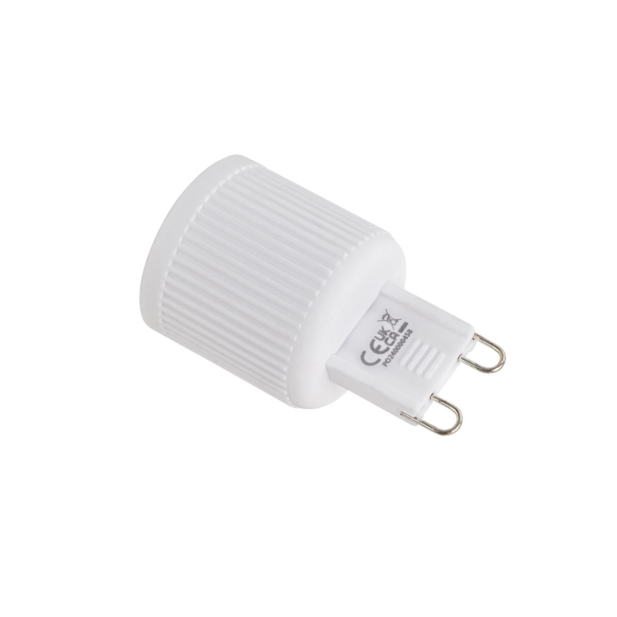 Set van 2 G9 24mm dimbare LED lampen 3W 300 lm 2700K