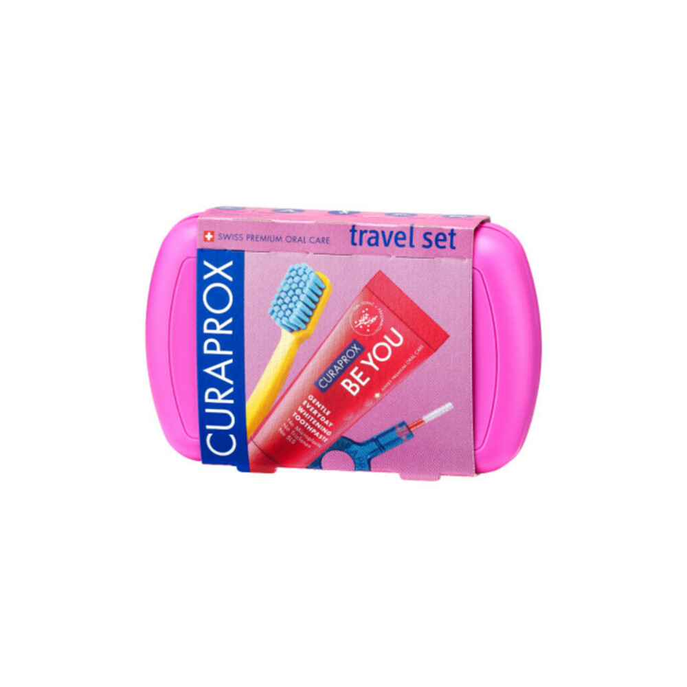 Curaprox Reisset Roze1 set