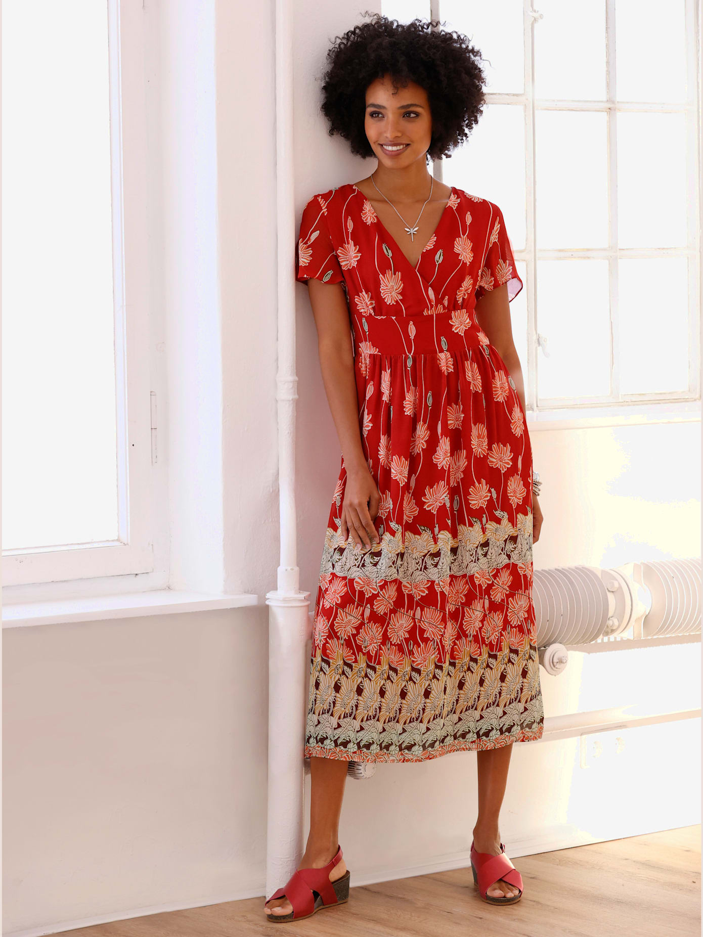 Robe imprimée look tendance