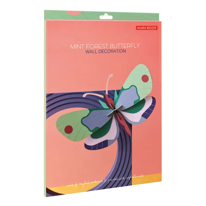 Studio Roof Décoration murale Forest Butterfly | Vert Menthe