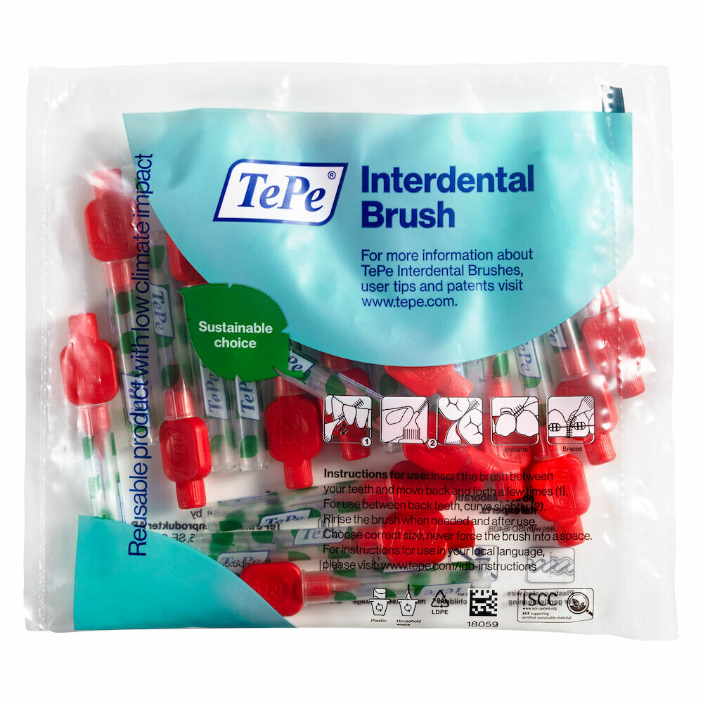 TePe Interdentale Ragers Original 0,5 mm Rood20 stuks
