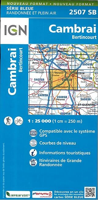 IGN - 2507 SB CAMBRAI 1 25 000