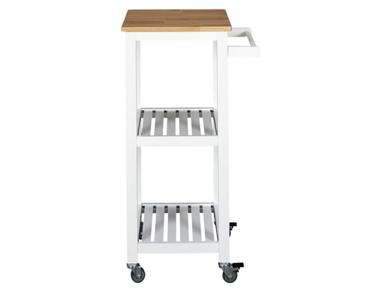 THE HOME DECO FACTORY - Desserte à roulettes en bois blanc