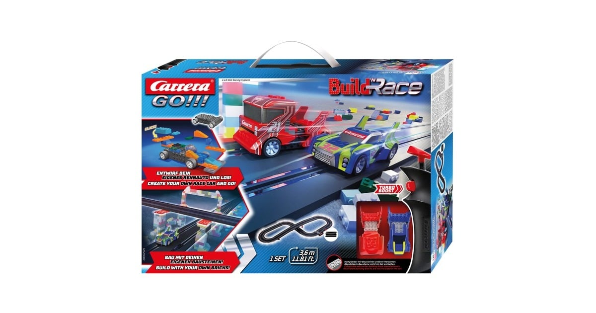 CarreraGO!!! Build 'n Race - Racing Set 3,6 Racebaan