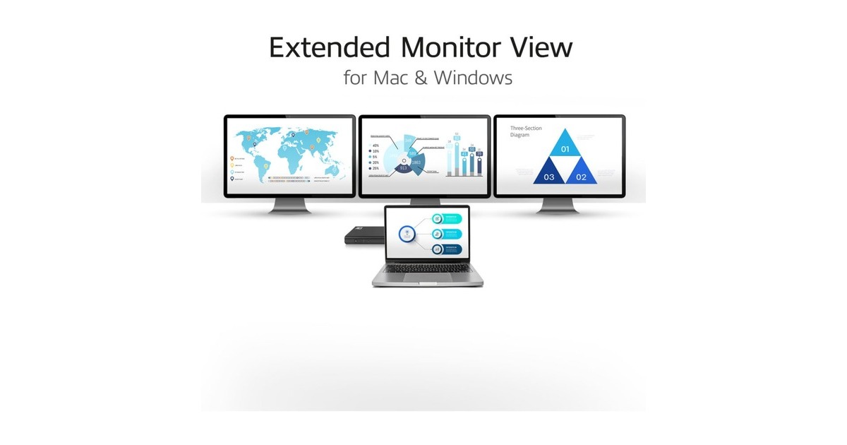 ACT ConnectivityUSB-C Triple 4K Docking Station  (DisplayPort, HDMI, RJ45, USB)