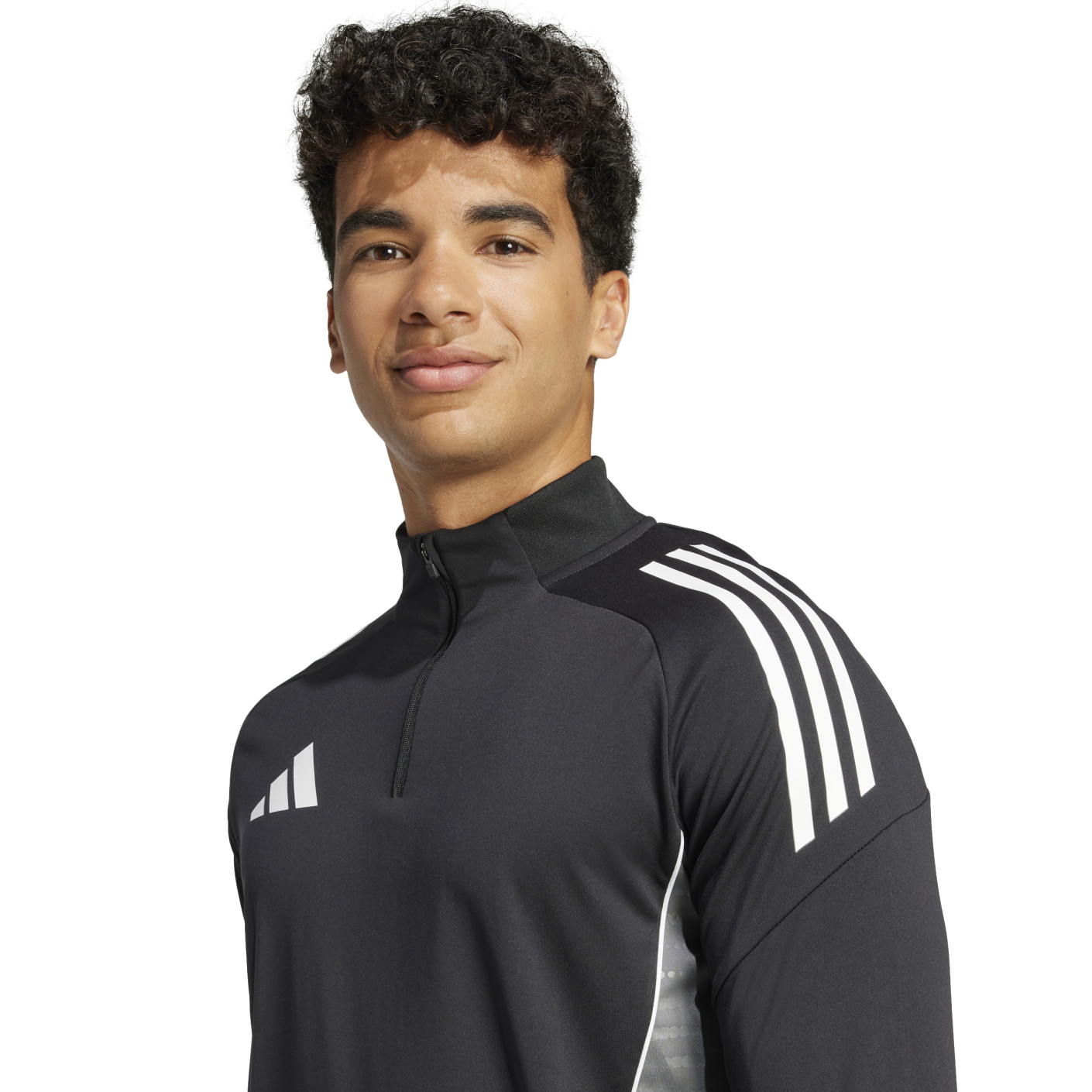adidas Tiro 25 Competition Trainingspak 1/4-Zip Zwart Wit Grijs