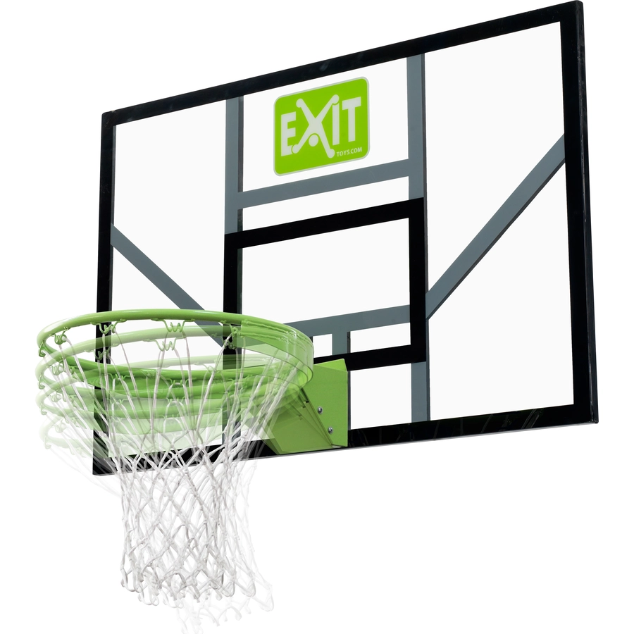 EXIT Galaxy Basketballbrett mit Dunkring und Netz - grünschwarz
