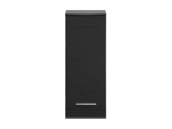 Demi colonne de salle de bain – Noir laqué – KLEANKIN