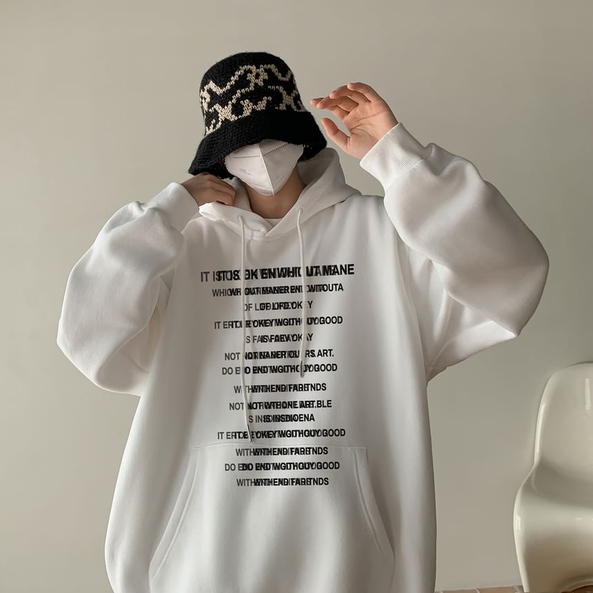 Kimeya - Oversized hoodie met letters